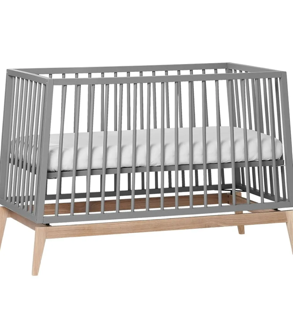 Leander Luna Babyseng - 120x60 - Grå/Eg