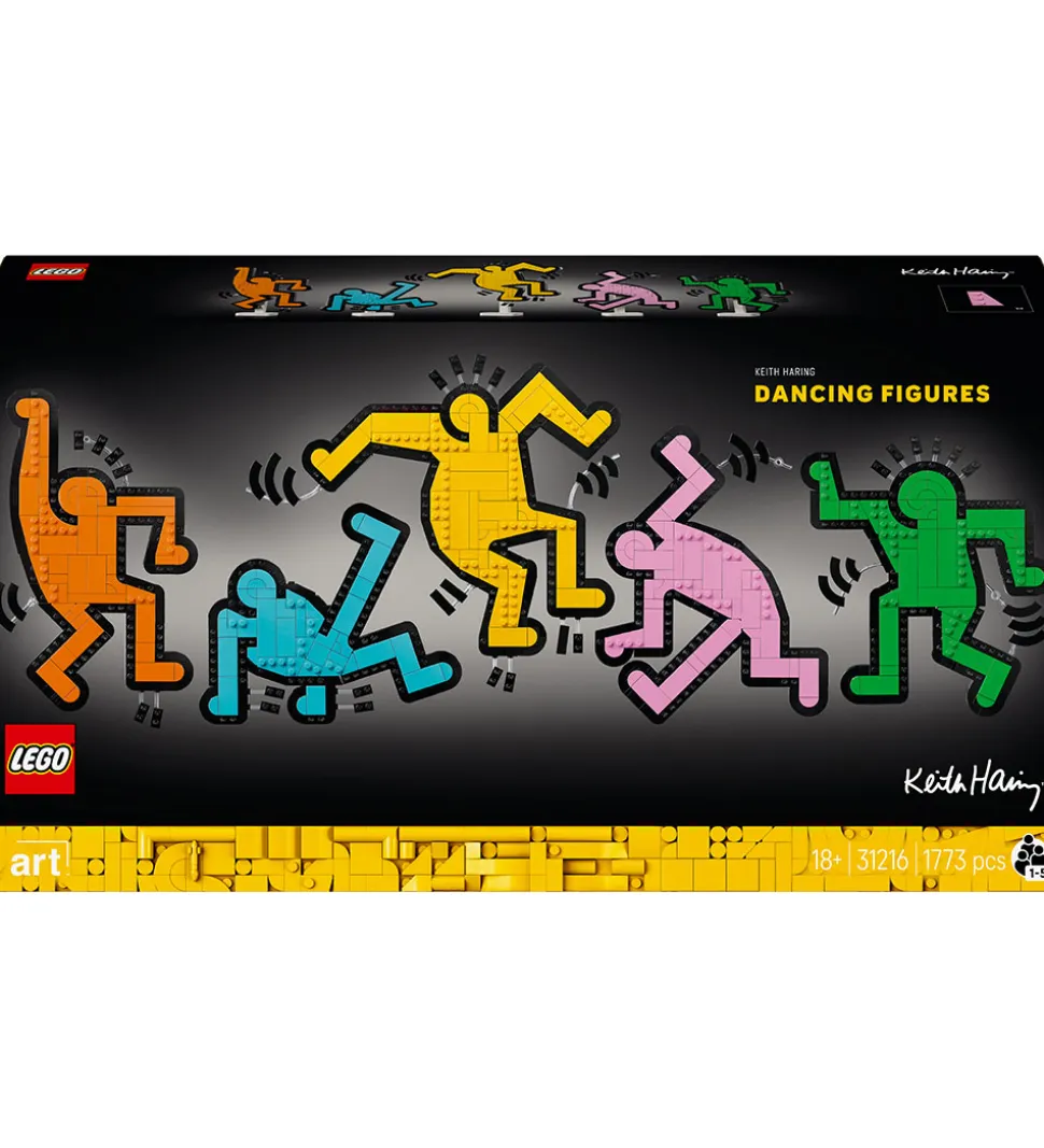 LEGO® Art - Keith Haring - Dansende figurer 31216 - 1773 Dele