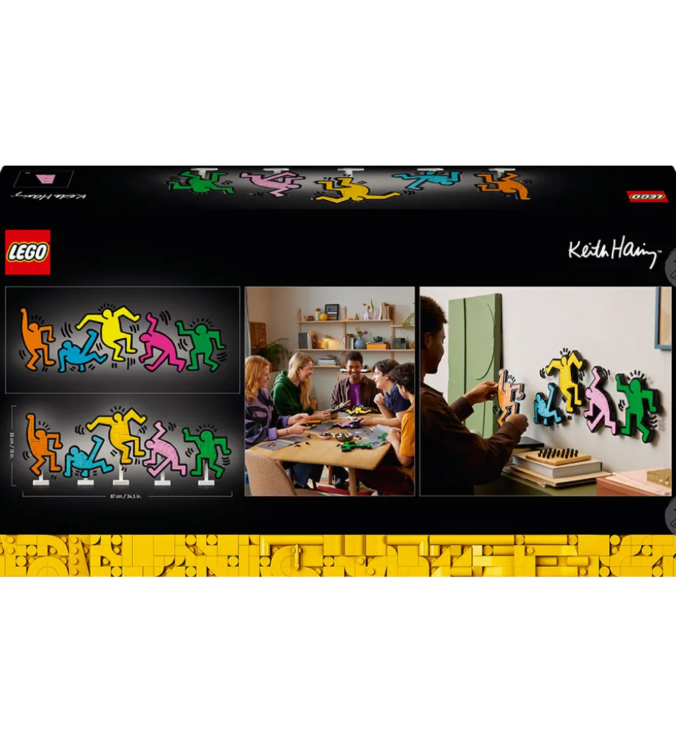 LEGO® Art - Keith Haring - Dansende figurer 31216 - 1773 Dele