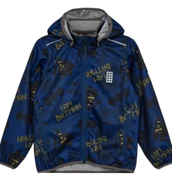 LEGO® Batman Softshelljakke - LWScout 201 - Mørkeblå m. Print