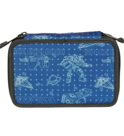 LEGO® City Penalhus m. Indhold - Space Explorer - Blå