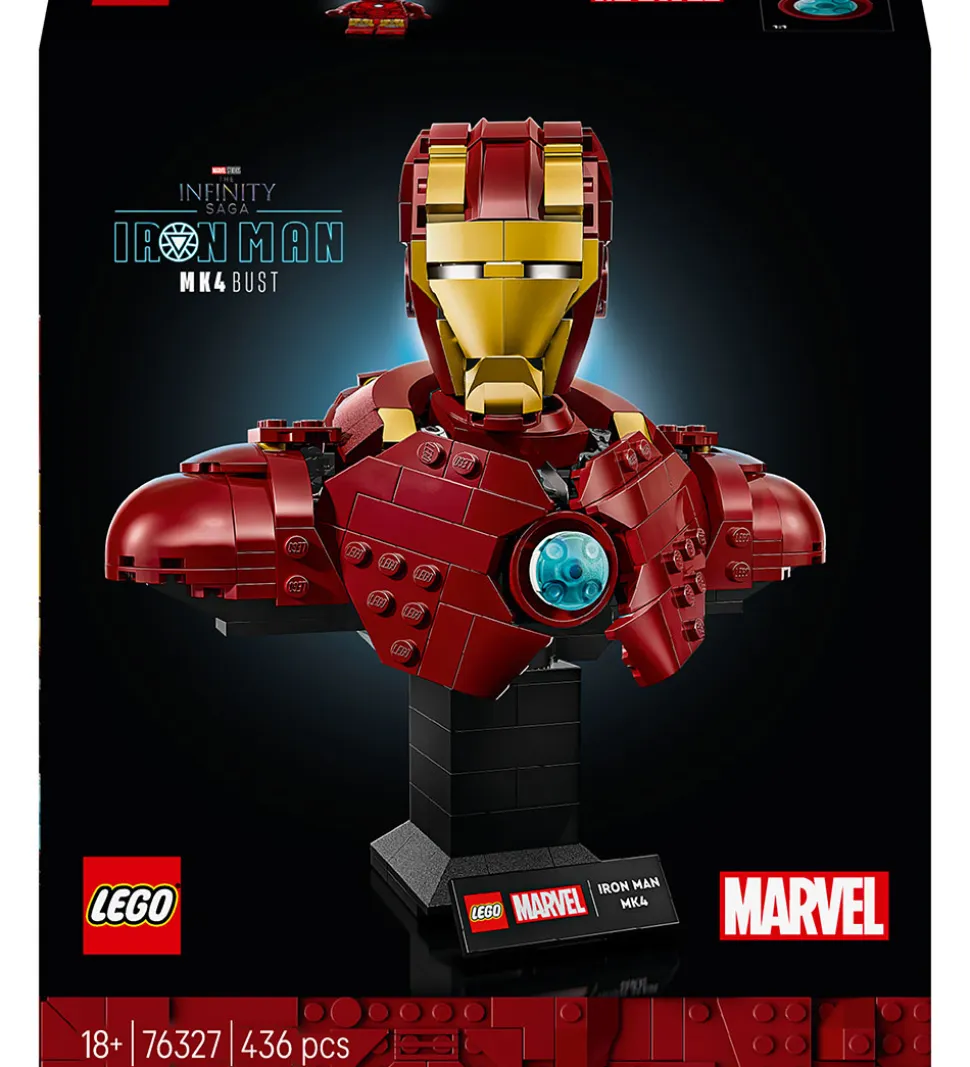LEGO® Marvel - Iron Man MK4-buste 76327 - 436 Dele