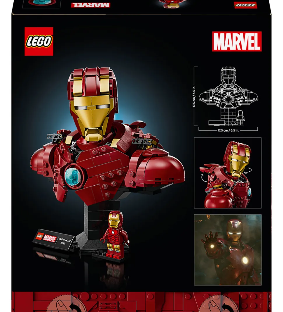 LEGO® Marvel - Iron Man MK4-buste 76327 - 436 Dele