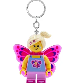 LEGO® Nøglering m. Lommelygte - LEGO® Butterfly Girl