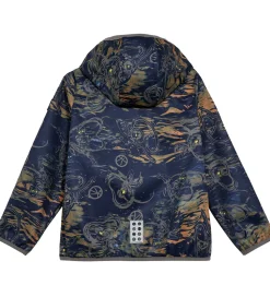 LEGO® Ninjago Softshelljakke - LWSaku 200 - Dark Navy m. Print