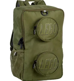 LEGO® Skoletaske - Signature Brick - 18 L - Olive