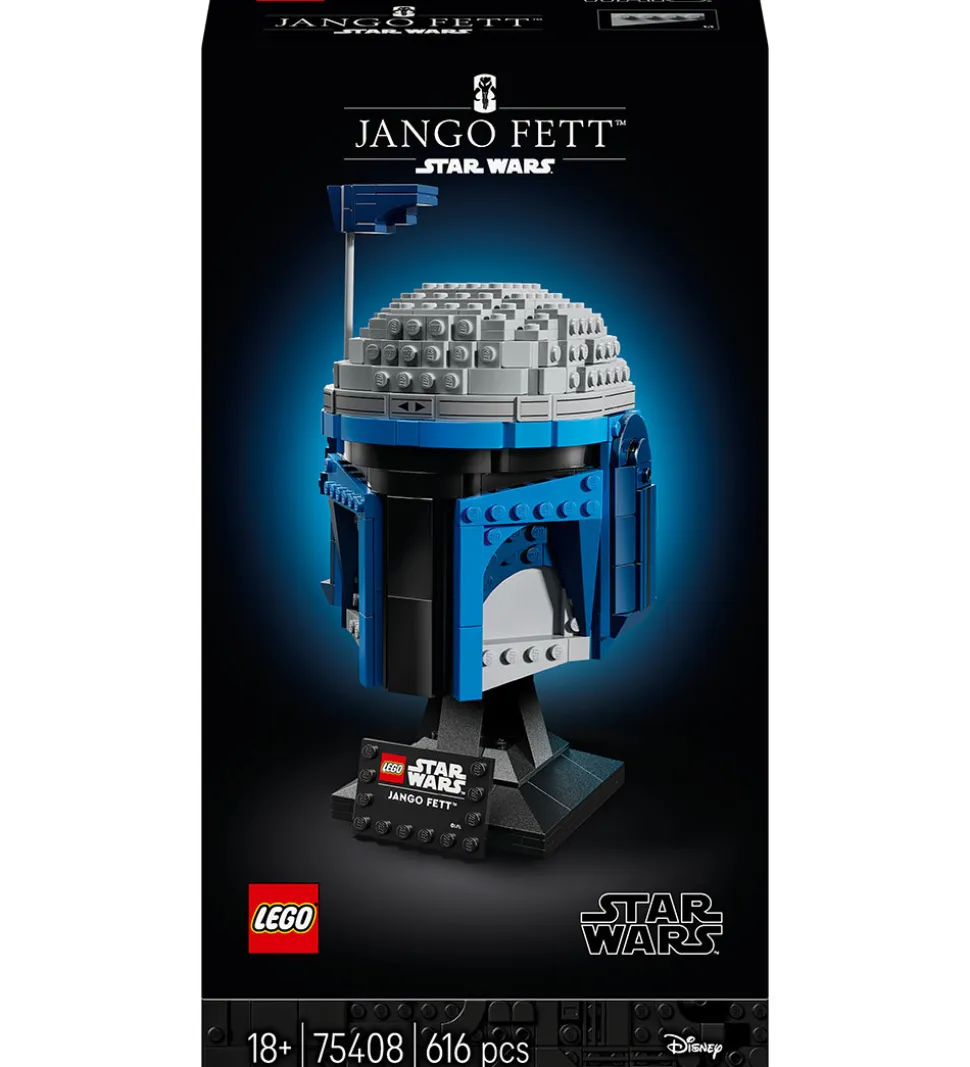LEGO® Star Wars - Jango Fetts™ Hjelm 75408 - 616 Dele