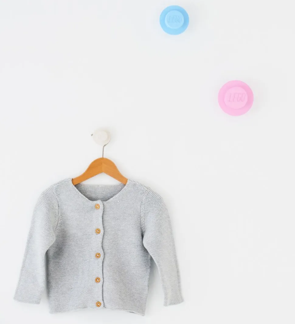 LEGO® Storage Knagerækkesæt - 3 stk - 10/8/5 cm - Hvid/Lyseblå/L