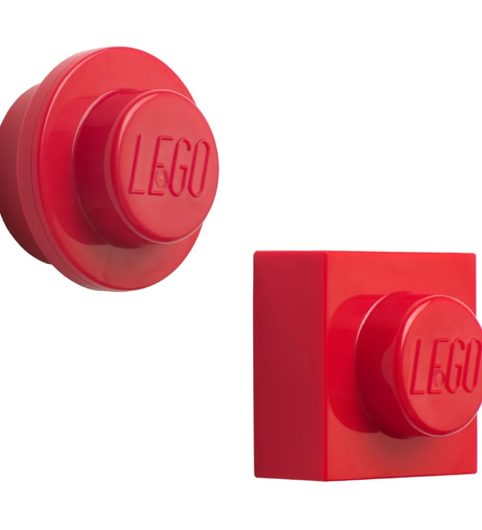 LEGO® Storage Magneter - 2 stk - Rød