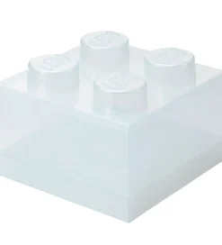 LEGO® Storage Opbevaringsboks - 4 Knopper - Glitter Translucent