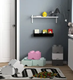 LEGO® Storage Opbevaringsskuffe - 8 Knopper - 50x25x18 - Aquablå