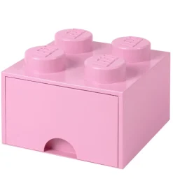 LEGO® Storage Opbevaringsskuffe - 4 Knopper - 25x25x18 - Lys Lil