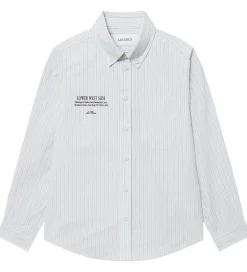 Les Deux Skjorte - Kent Print Stripe - Xenon Blue