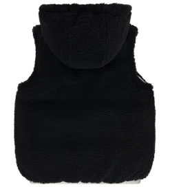 Levis Dynevest m. Fleece - Vendbar - Sølv/Sort