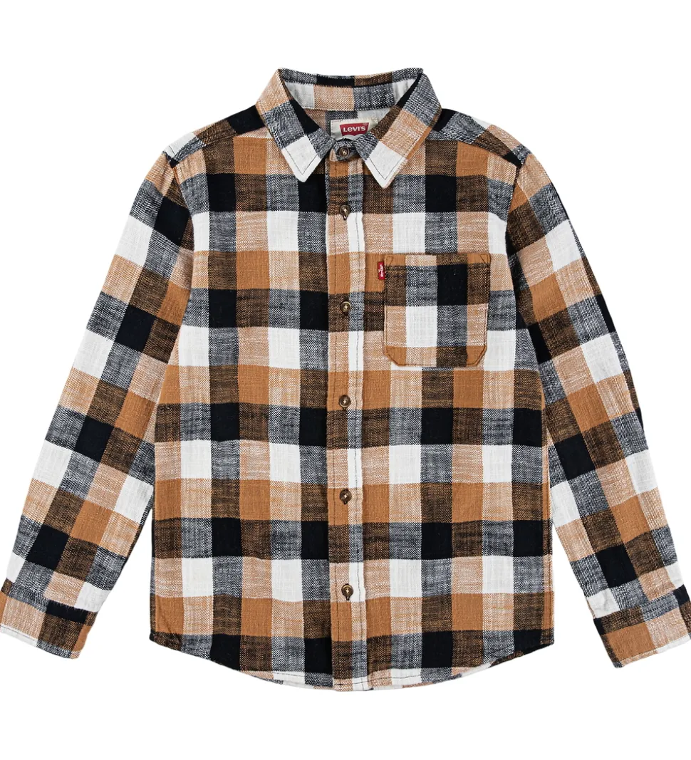 Levis Skjorte - Buffalo Check - Jet Black