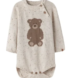 Lil' Atelier Body L/Æ - Strik - NbnGalto - Turtledove/Teddy