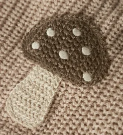 Lil Atelier Cardigan - Strik - NmmEmlen - Oxford Tan m. Svampe