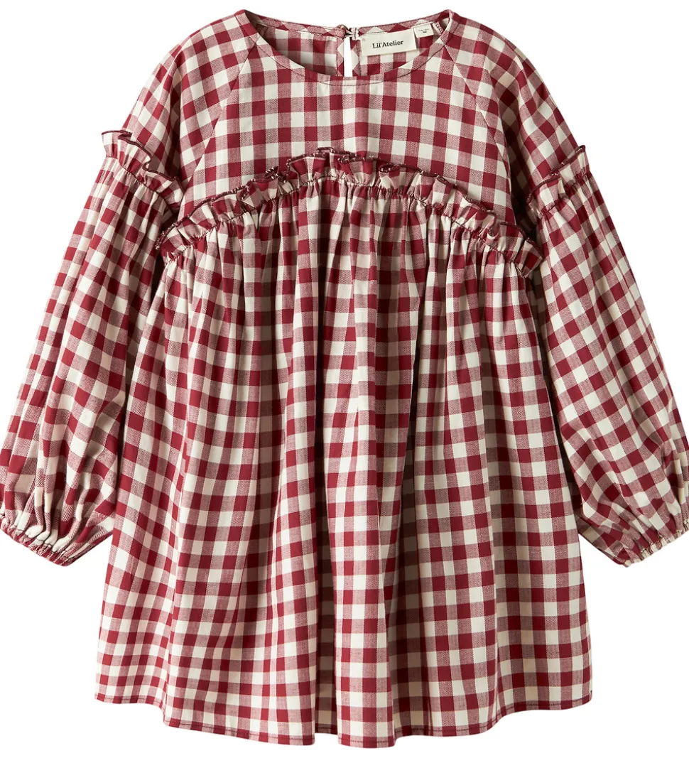 Lil Atelier Kjole - NmfRio - Red Dahlia