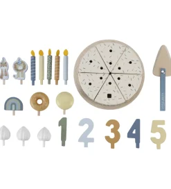 Little Dutch Fødselsdagskage - 26 Dele - Træ - Blå