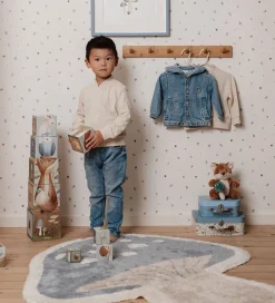 Little Dutch Gulvtæppe - 102x118 cm - Blå Svamp