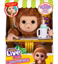 Little Live Pets Interaktiv Bamser - My Baby Monkey - Mango