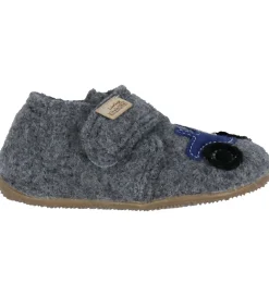 Living Kitzbühel Hjemmesko - Uld - Traktor - Grå