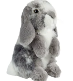 Living Nature Bamse - 18x14 cm - Siddende Kanin - Grå