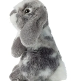 Living Nature Bamse - 18x14 cm - Siddende Kanin - Grå