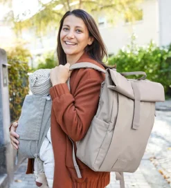 Lässig Pusletaske - GRE Rolltop Up Backpack - Taupe