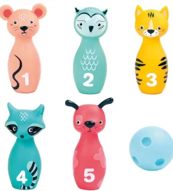 Ludi Bowlingsæt - Dyr - 6 Dele