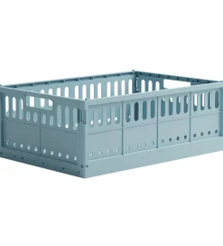 Made Crate Foldekasse - Maxi - 48x33x17,5 cm - Crystal Blue