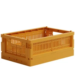 Made Crate Foldekasse - Mini - 24x17x9,5 cm - Mustard
