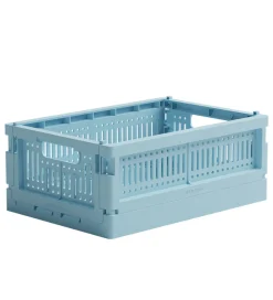 Made Crate Foldekasse - Mini - 24x17x9,5 cm - Crystal Blue