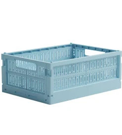 Made Crate Foldekasse - Midi - 33x24x13 cm - Crystal Blue