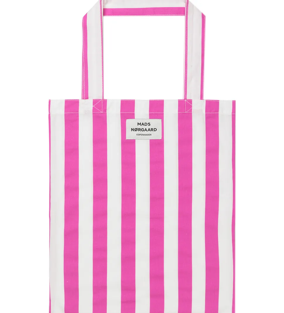 Mads Nørgaard Shopper - Atoma - Carmine Rose/White Alyssum