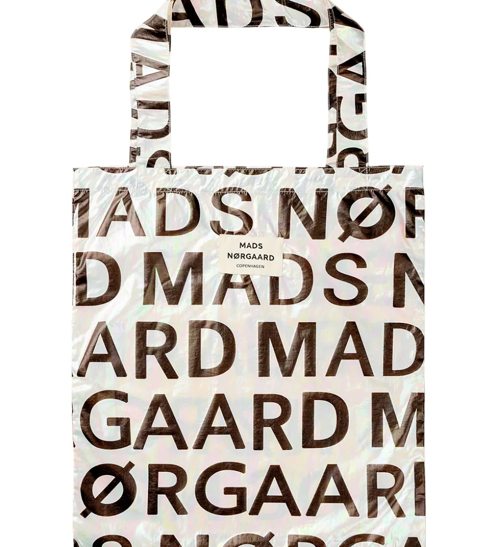 Mads Nørgaard Shopper - Sacky Metallic Atoma - Mother Of Pearl