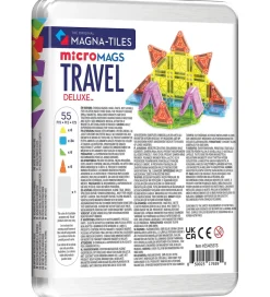 Magna-Tiles Magnetsæt - 55 Dele - Deluxe Travel Set + MicroMAGS