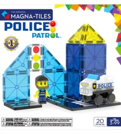 Magna-Tiles Magnetsæt - 20 Dele - Police Patrol
