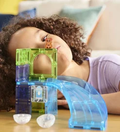 Magna-Tiles Magnetsæt - 13 Dele - Hamster Wheel + MicroMAGS