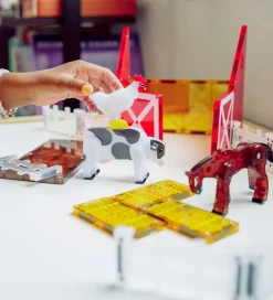 Magna-Tiles Magnetsæt - 25 Dele - Farm Animals