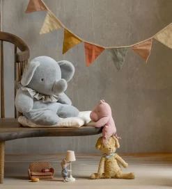 Maileg Bamse - Plyselefant- Stor - Blå/Grå