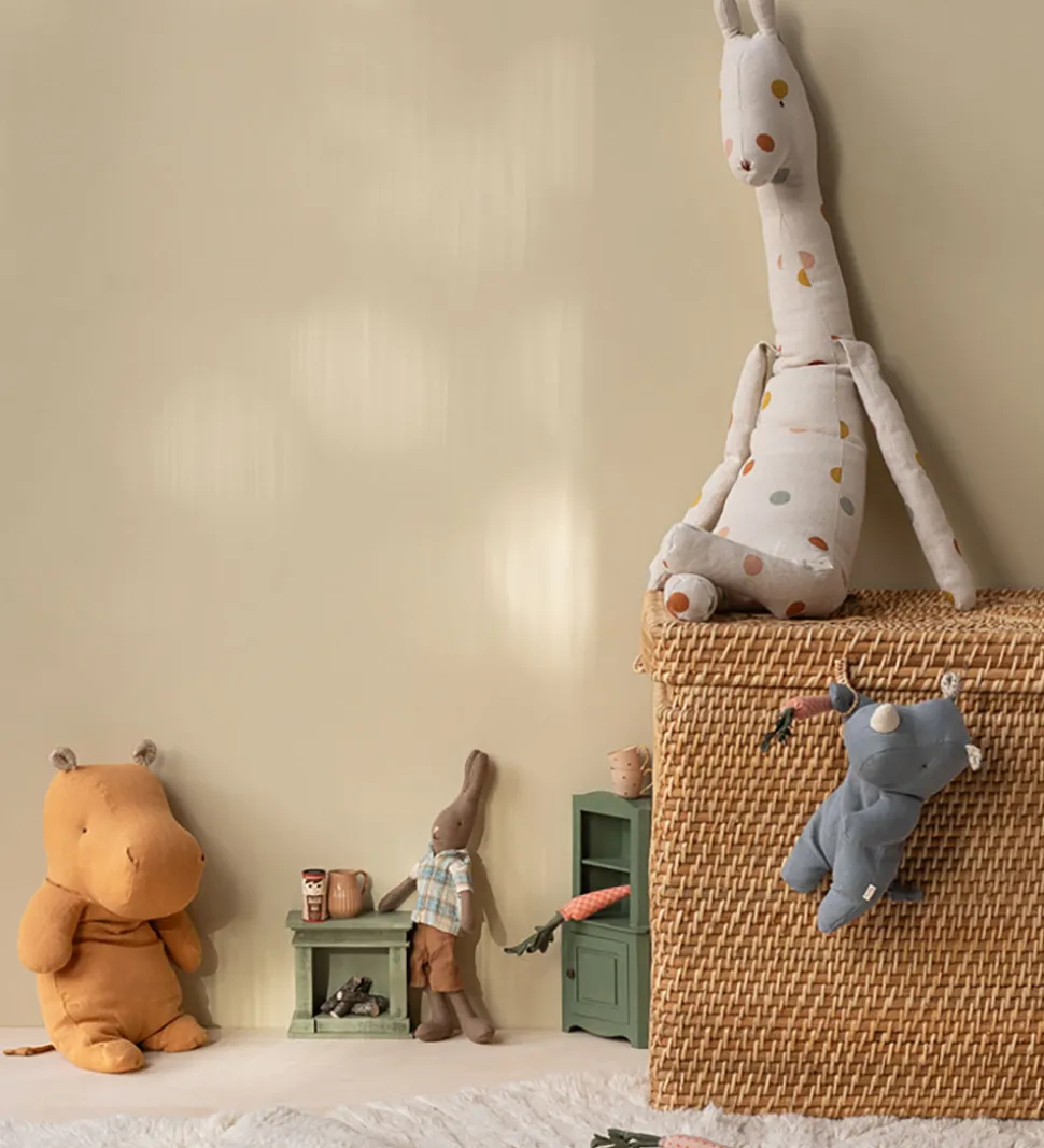 Maileg Bamse - Safari Friends - Flodhest - Medium - Honninggul