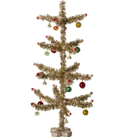 Maileg Juletræ - Gold - Rød og Grøn Dekoration