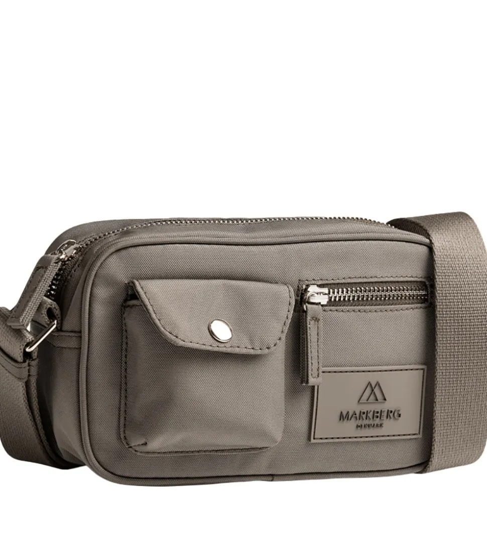 Markberg Skuldertaske - DarlaMBG S Monochrome - Walnut/Guld