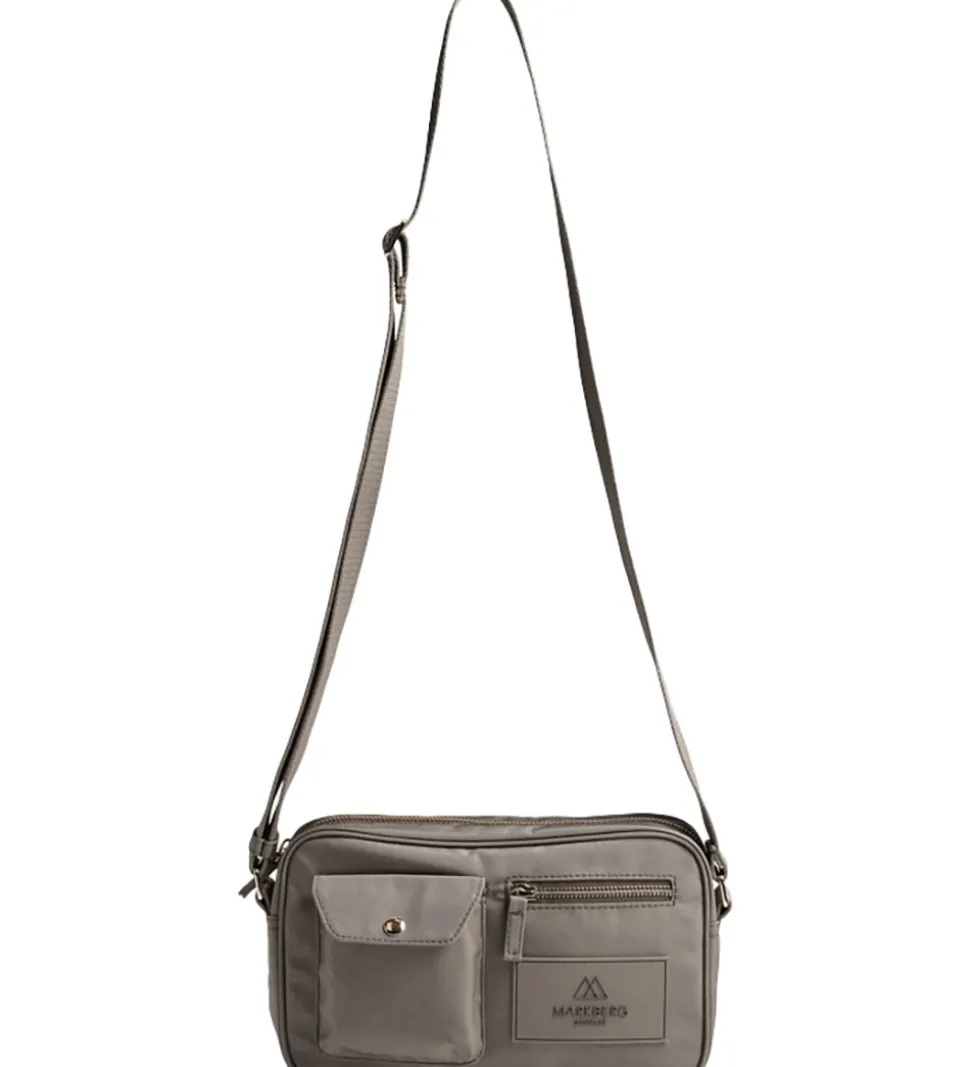 Markberg Skuldertaske - DarlaMBG M Monochrome - Walnut/Guld