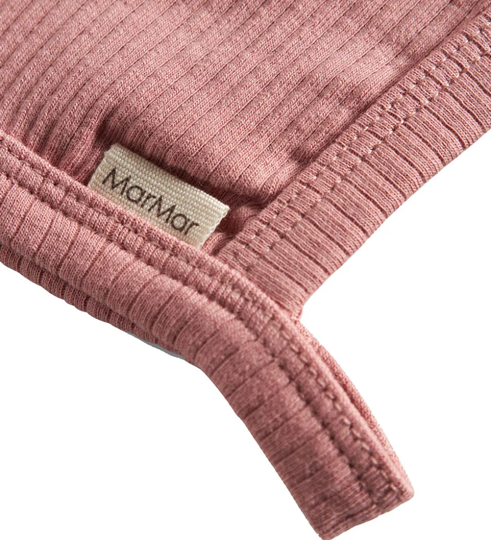 MarMar Babyhjelm - Rib - Modal - Rose Parfait