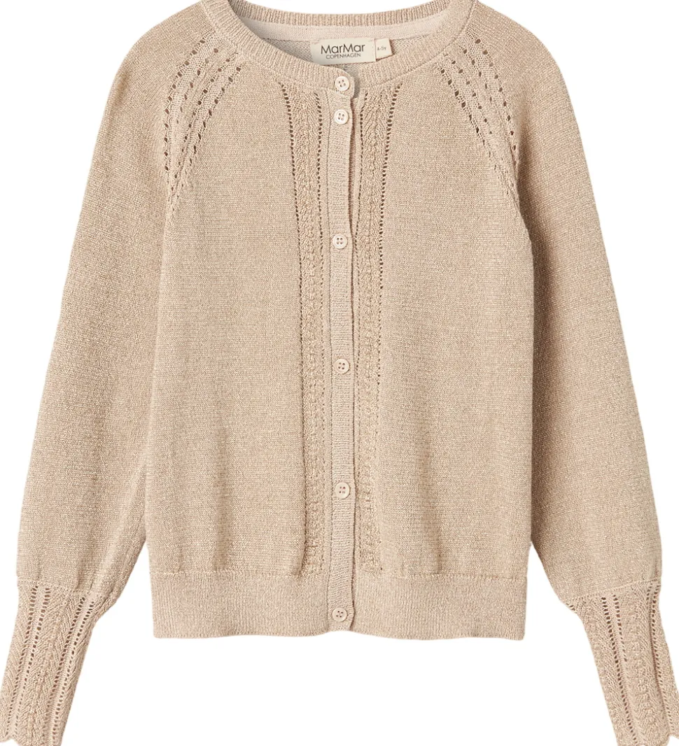 MarMar Cardigan - Strik - Tillie - Gold Glitter