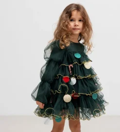 MarMar Kjole - Tyl - December - Dark Leaf