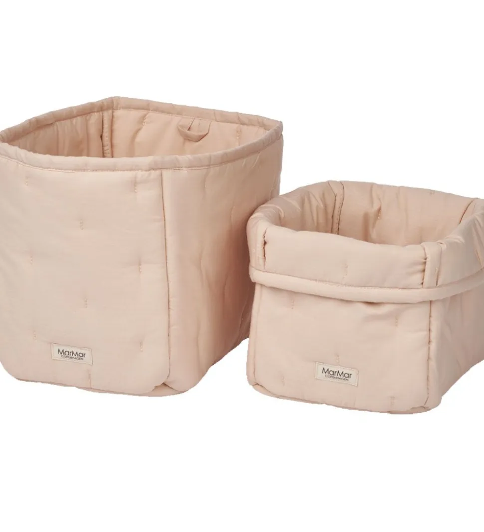 MarMar Opbevaringskurve - 2-pak - 25x17/20x15 cm - Beige rose