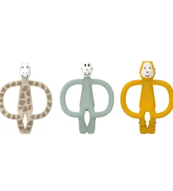 Matchstick Monkey Bideringe - 3-pak - Animal Teether Gift Set